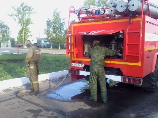 Пожар в Лискинском районе