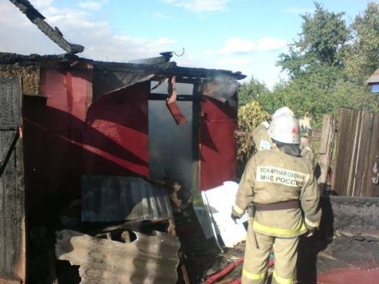 Пожар в Лискинском районе