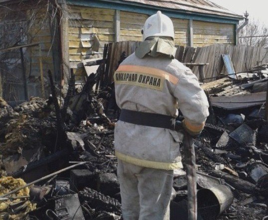 Пожар в Лискинском районе